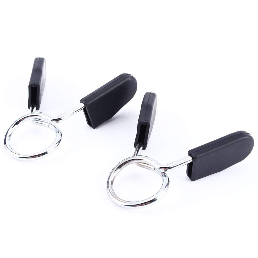 Barbell Spring Collar Clip - 2Pcs Standard 25mm Weight Clamp for Gym, Yoga & Home Workout - Secure Weight Plates for Strength Training & Fitness Equipment