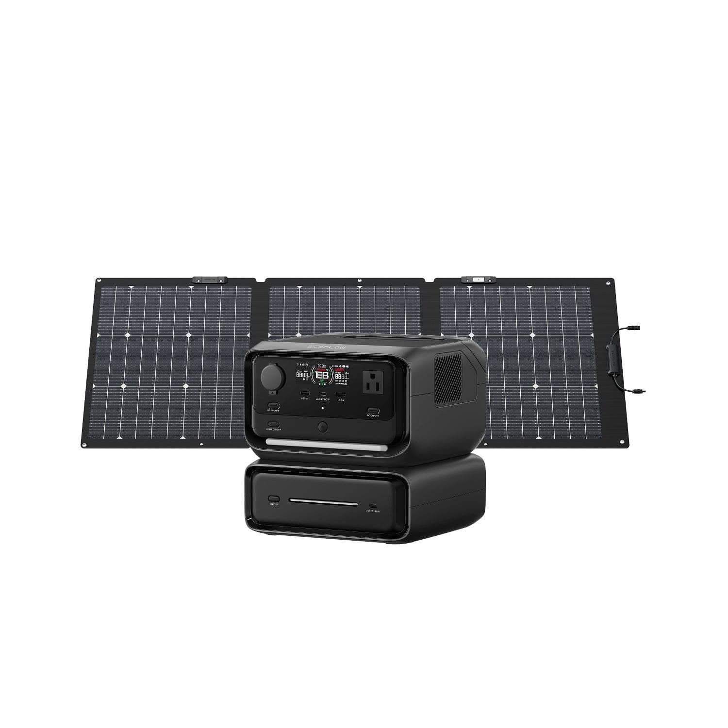 EcoFlow RIVER 3 Plus Portable Power Station 288Wh | Solar Generator for Camping, Outdoor Adventures & Emergency Backup Power