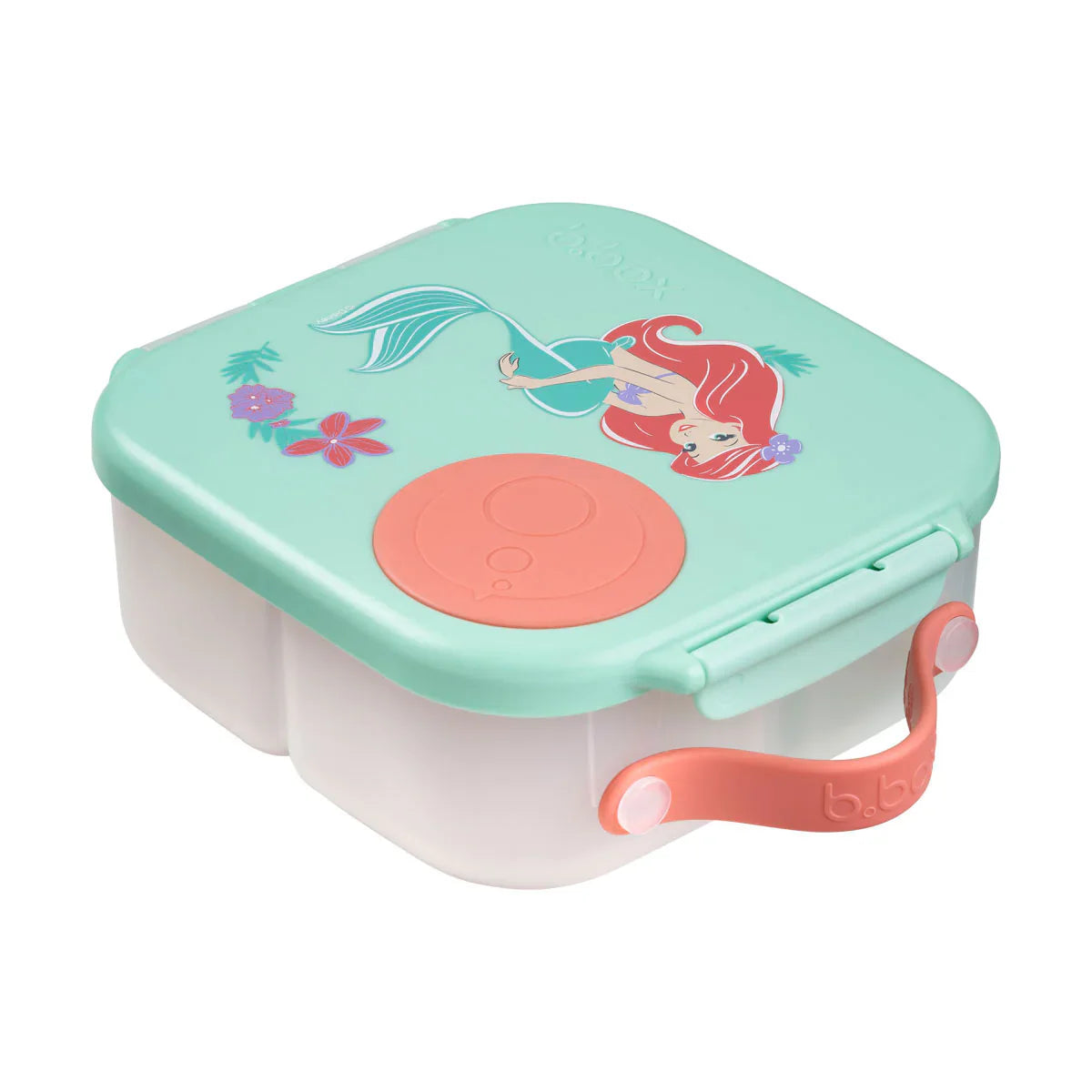 b.box MINI Lunch Box for Kids - The Little Mermaid Insulated Food Container | Perfect for School Lunches, Picnics & Travel