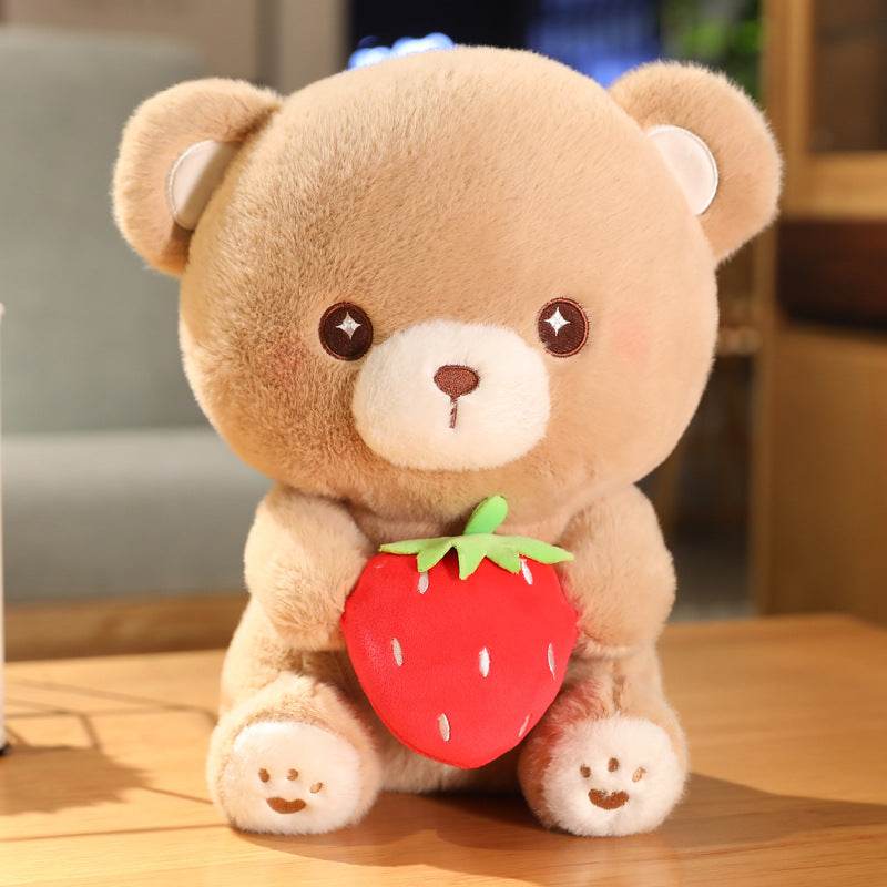 Tiny Teddy Berry: Adorable Kawaii Teddy Bear Plush Toy - Perfect for Gifts, Kids' Rooms & Kawaii Collections