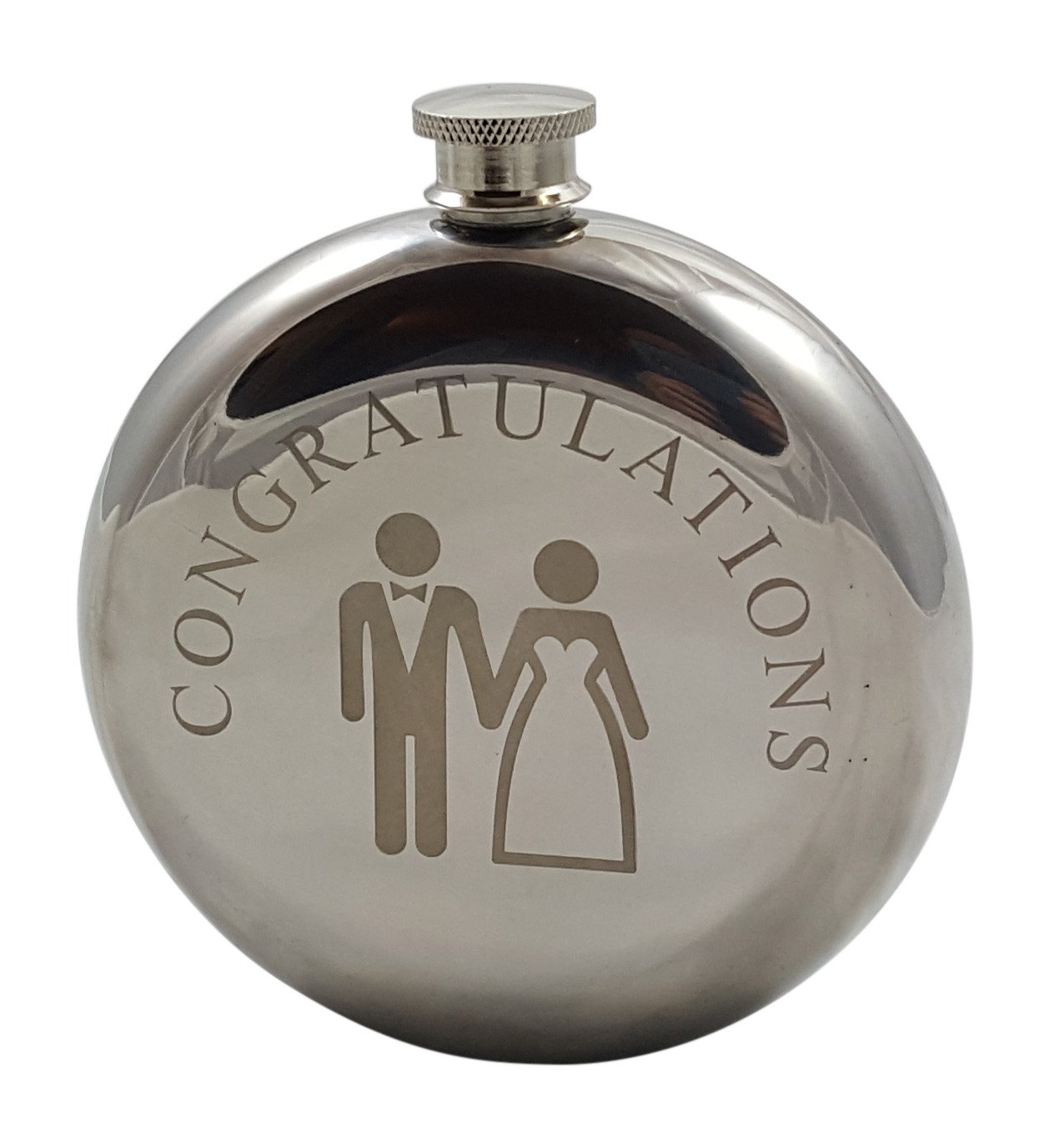 Elegant Bride and Groom Flask Gift Set - Wedding Party Favors, Bridal Shower Gifts & Anniversary Present for Couples - Perfect for Bachelorette Parties, Honeymoons and Romantic Getaways