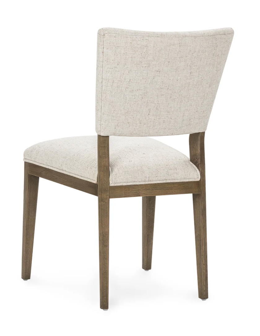 Phill Oatmeal Dining Chairs Set of 2 - Modern Upholstered Kitchen Chairs for Dining Room, Breakfast Nook & Small Spaces