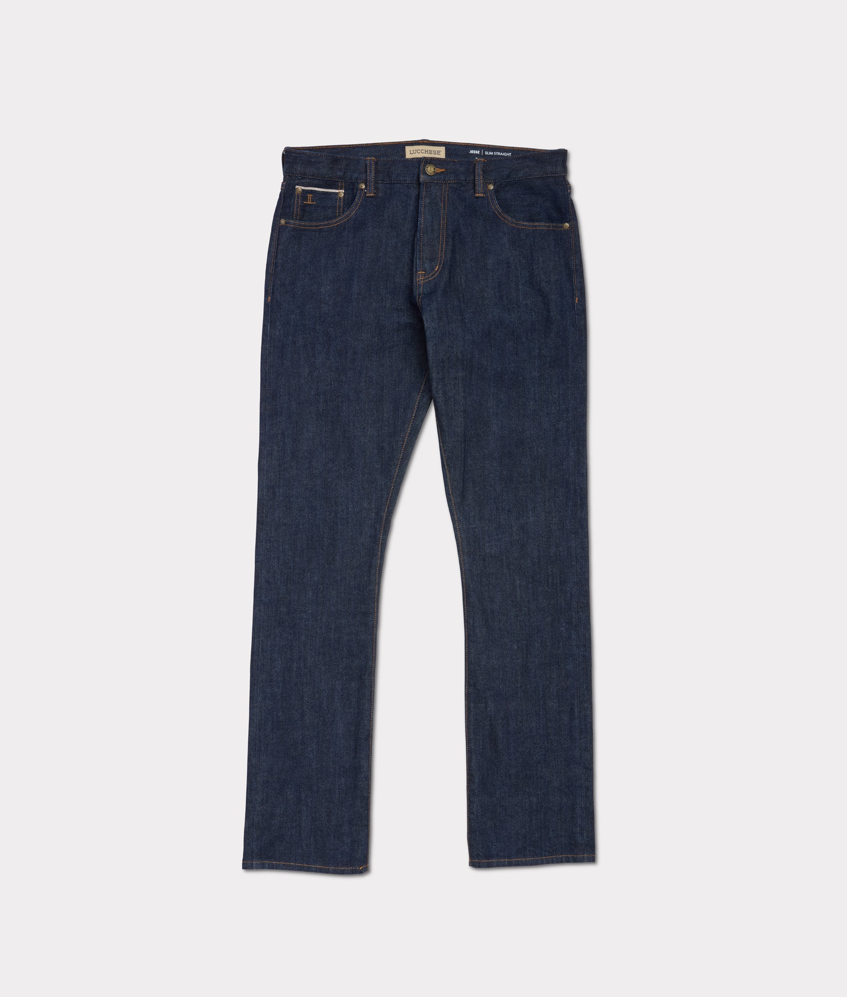 Jesse Men's Slim Straight Fit Jeans in Cavalry Blue - Comfortable & Stylish Denim Pants for Casual Wear, Work & Everyday Outfits