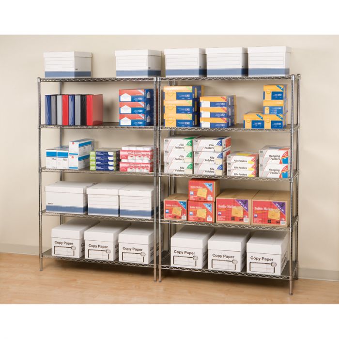 UltraDurable® 5-Tier NSF Certified Steel Shelving Unit - Heavy Duty Storage Rack for Garage, Warehouse & Commercial Kitchen Organization