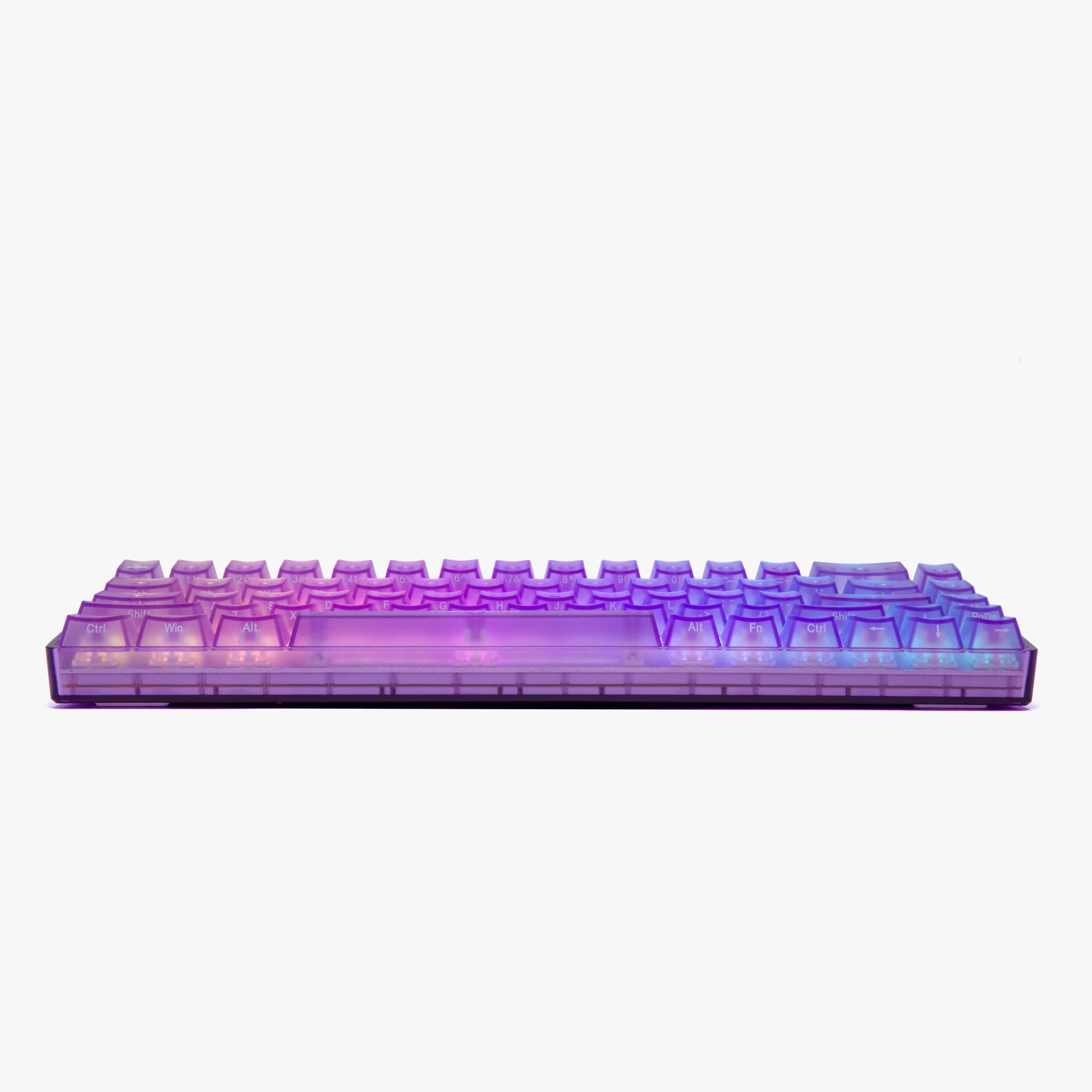 Higround Basecamp 65 Mechanical Gaming Keyboard - AMETHYST (White Flame Switch) - Compact 65% Layout for PC & Mac Gamers, Typists & Streamers