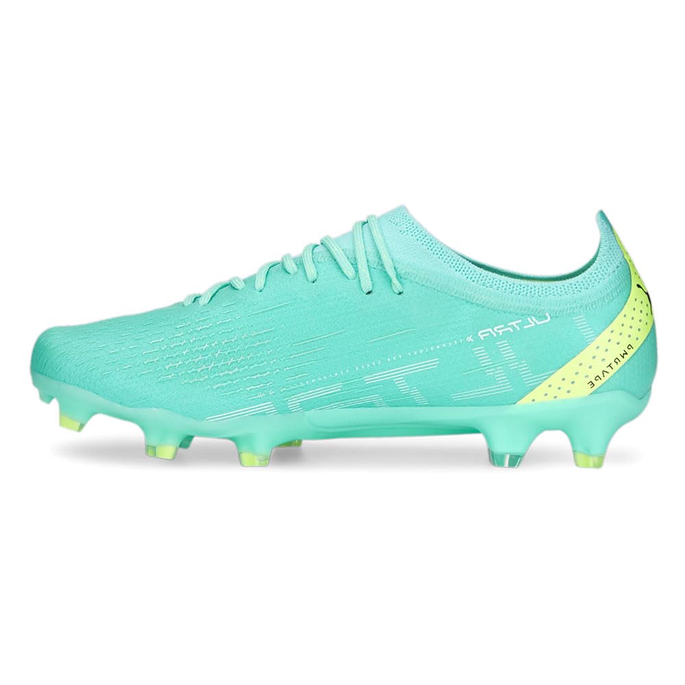 PUMA Women's Ultra Ultimate Firm Ground Soccer Cleats - Green, Size 9 M - Lightweight Football Shoes for Firm Ground & Turf - Perfect for Training & Matches