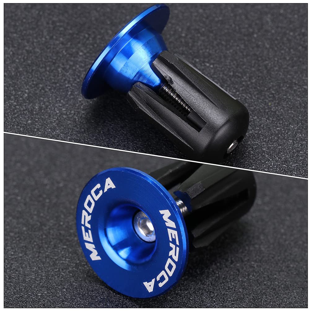 BESPORTBLE Bike Handlebar End Plugs - 1 Pair Durable Road & Mountain Bicycle Handlebar Accessories, Safety Bar End Caps for Cycling Protection | Perfect for Commuting, Trail Riding & Urban Cycling