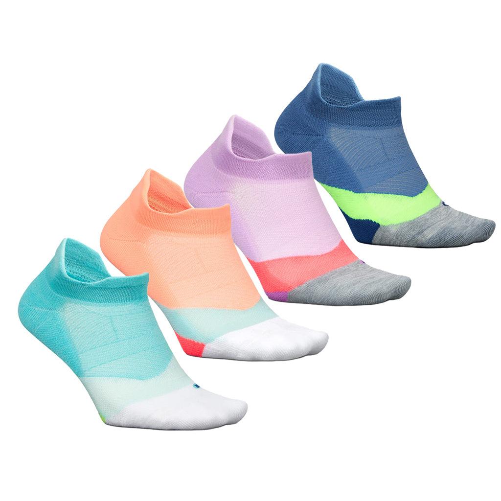 Elite Light Cushion No Show Tab Socks for Women & Men - Breathable Invisible Low Cut Athletic Socks for Running, Gym, Sports & Everyday Wear