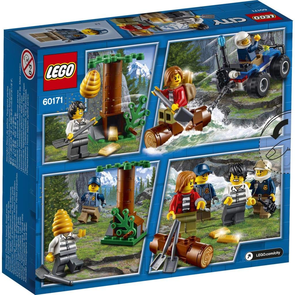 LEGO City Mountain Police Heist 60171 Building Toy Set - Escape from the Bandits - Construction Play Kit for Kids Ages 6+ - Perfect for Creative Play, Birthday Gifts & Collectors