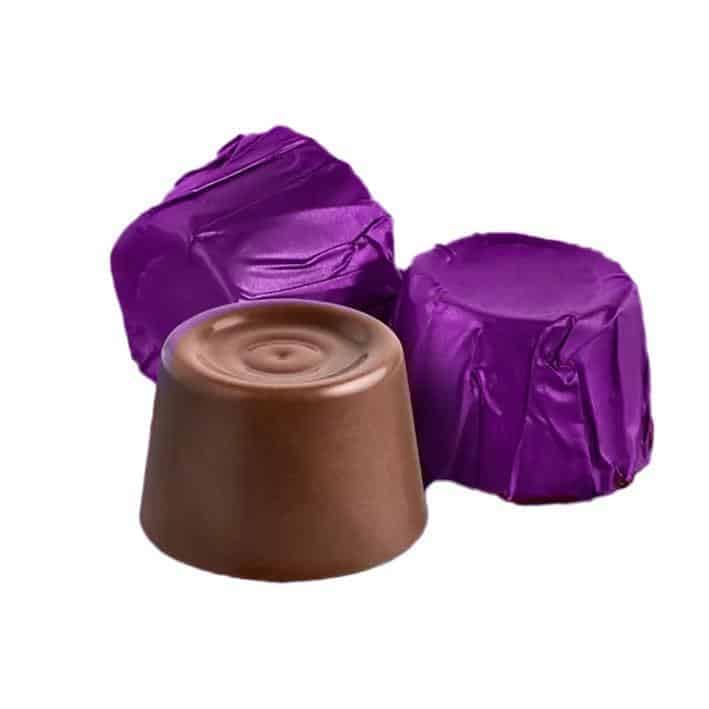 Hershey's Dark Chocolate Variety Pack - 2lb Bulk Assorted Chocolate Candy with Kisses & Rolos - Individually Wrapped Purple Foil Candies - Perfect for Halloween, Christmas Gifts & Party Favors