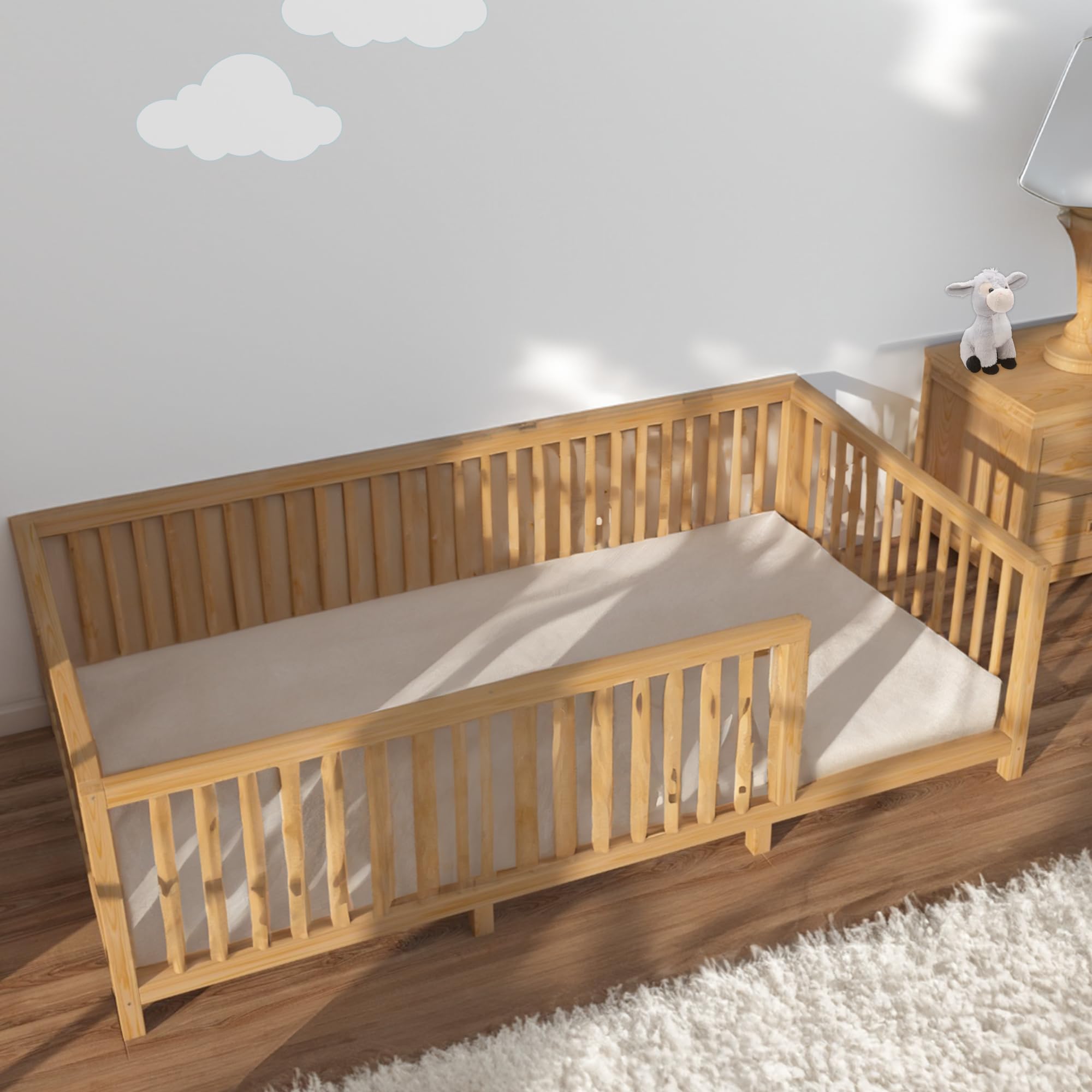 Montessori Floor Bed for Toddlers - Full Size 54.3