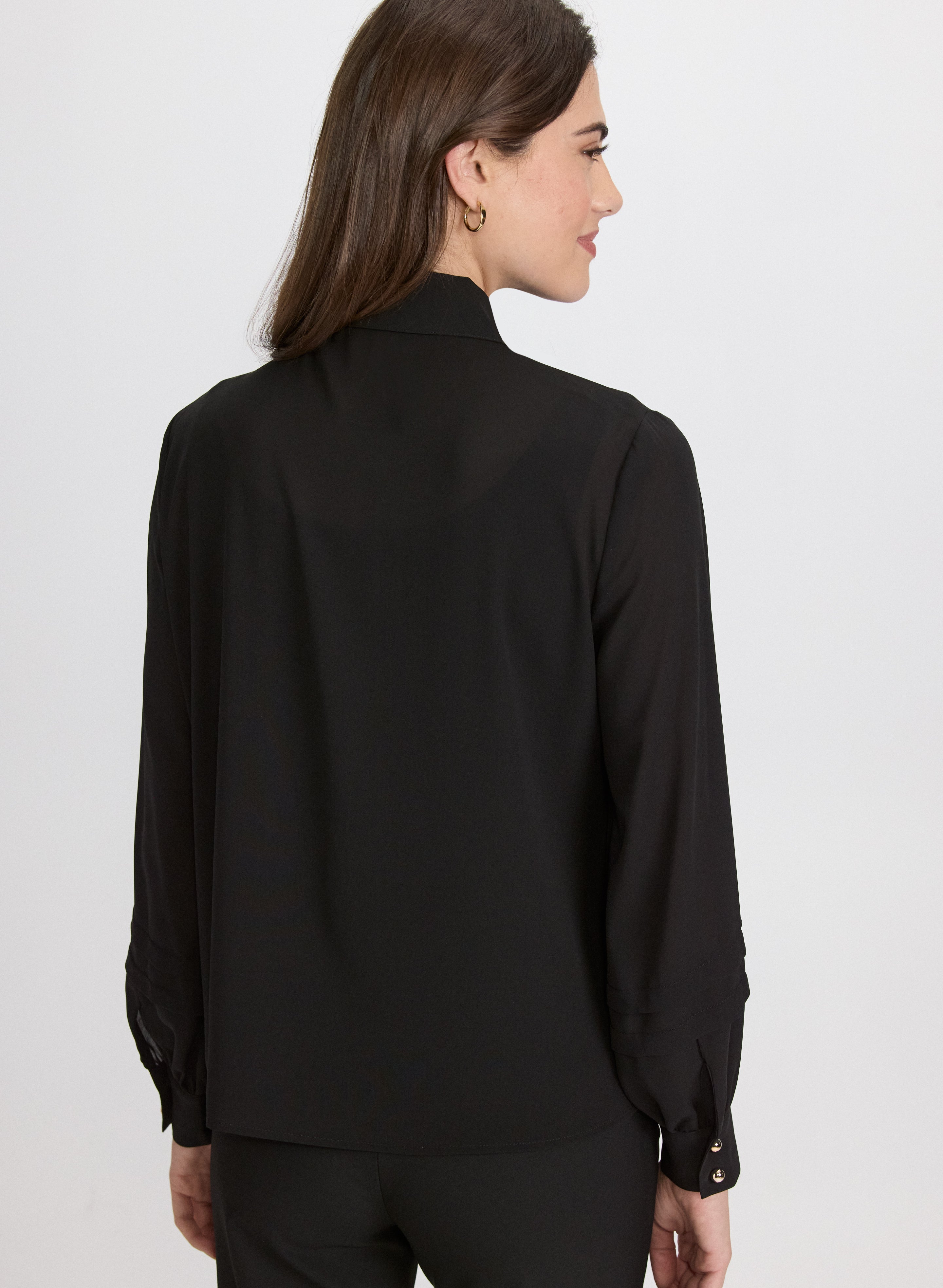 Elegant Button Detail Blouse for Women - Stylish Casual & Office Wear - Perfect for Work, Dates & Everyday Outfits