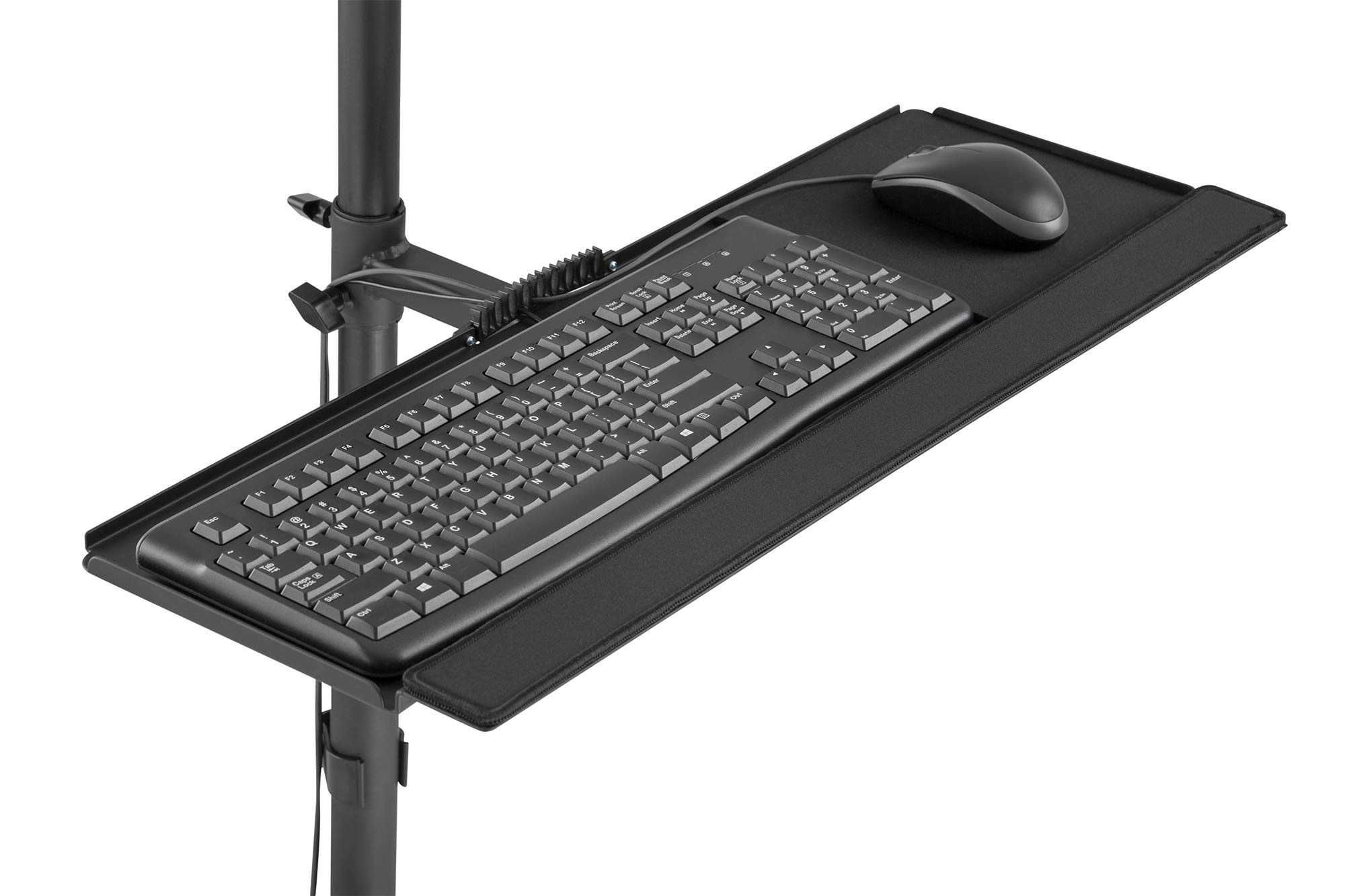 DIGITUS Adjustable Standing Workstation - Monitor & Keyboard Mount for 32