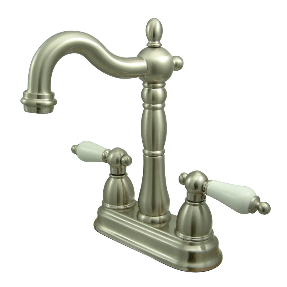 Stainless Steel Hook Spout Bar Faucet - No Pop-Up Rod - Perfect for Kitchen Sinks, Wet Bars, and Commercial Use