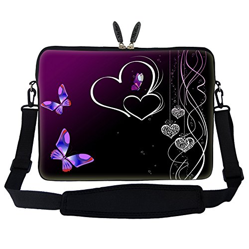 Purple Butterflies Hearts