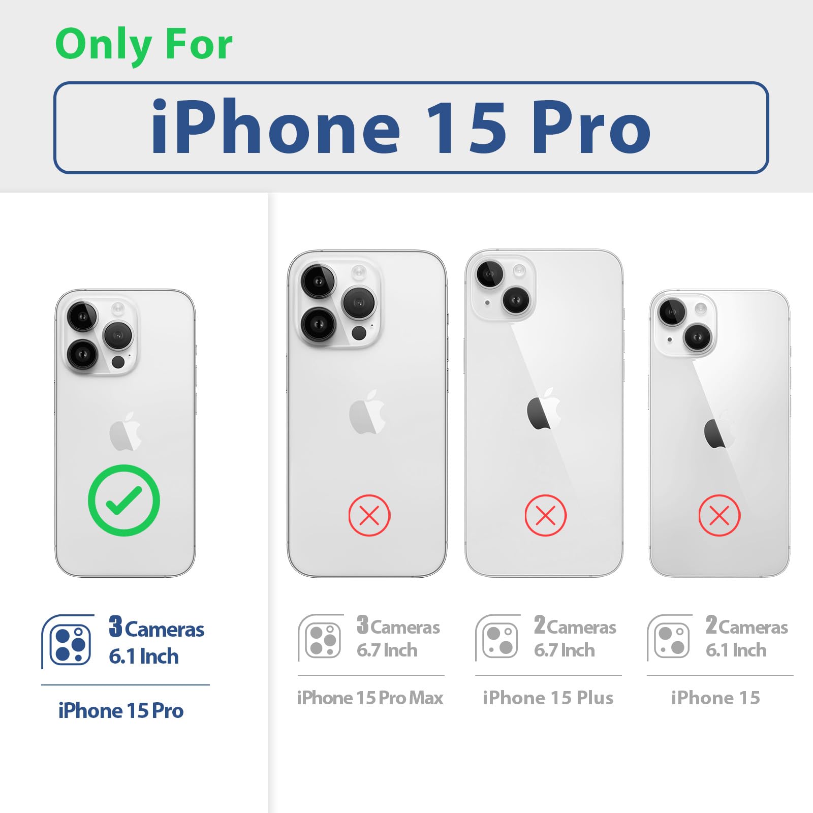 Eco-Friendly Plant-Based iPhone 15 Pro Case (6.1 Inch) - Cute Star Pattern Matte Cover for Women & Girls | Perfect Gift for Nature Lovers & Daily Protection
