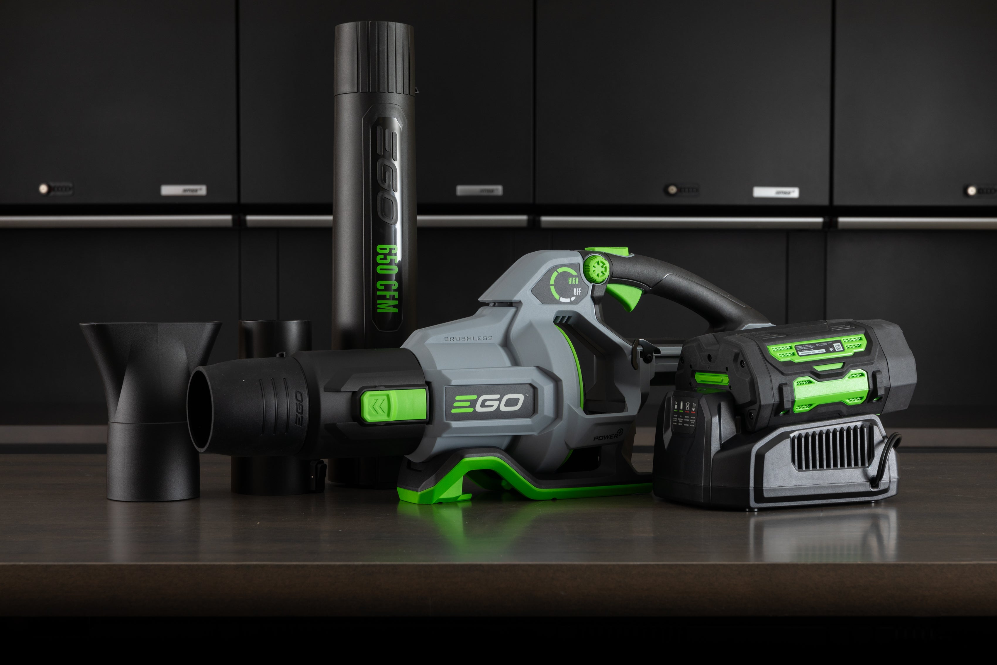 EGO Power+ 650 CFM Cordless Leaf Blower - Battery-Powered, Lightweight, Quiet - Perfect for Yard Cleanup, Driveway Clearing, and Outdoor Maintenance