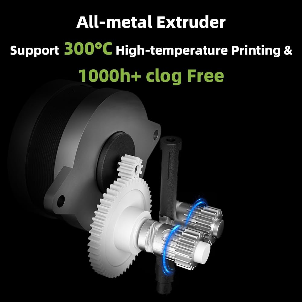Flsun V400 High-Speed Delta 3D Printer - 600mm/s Printing Speed, All Metal Direct Drive Extruder, 300℃ High-Temp Nozzle, 11.8