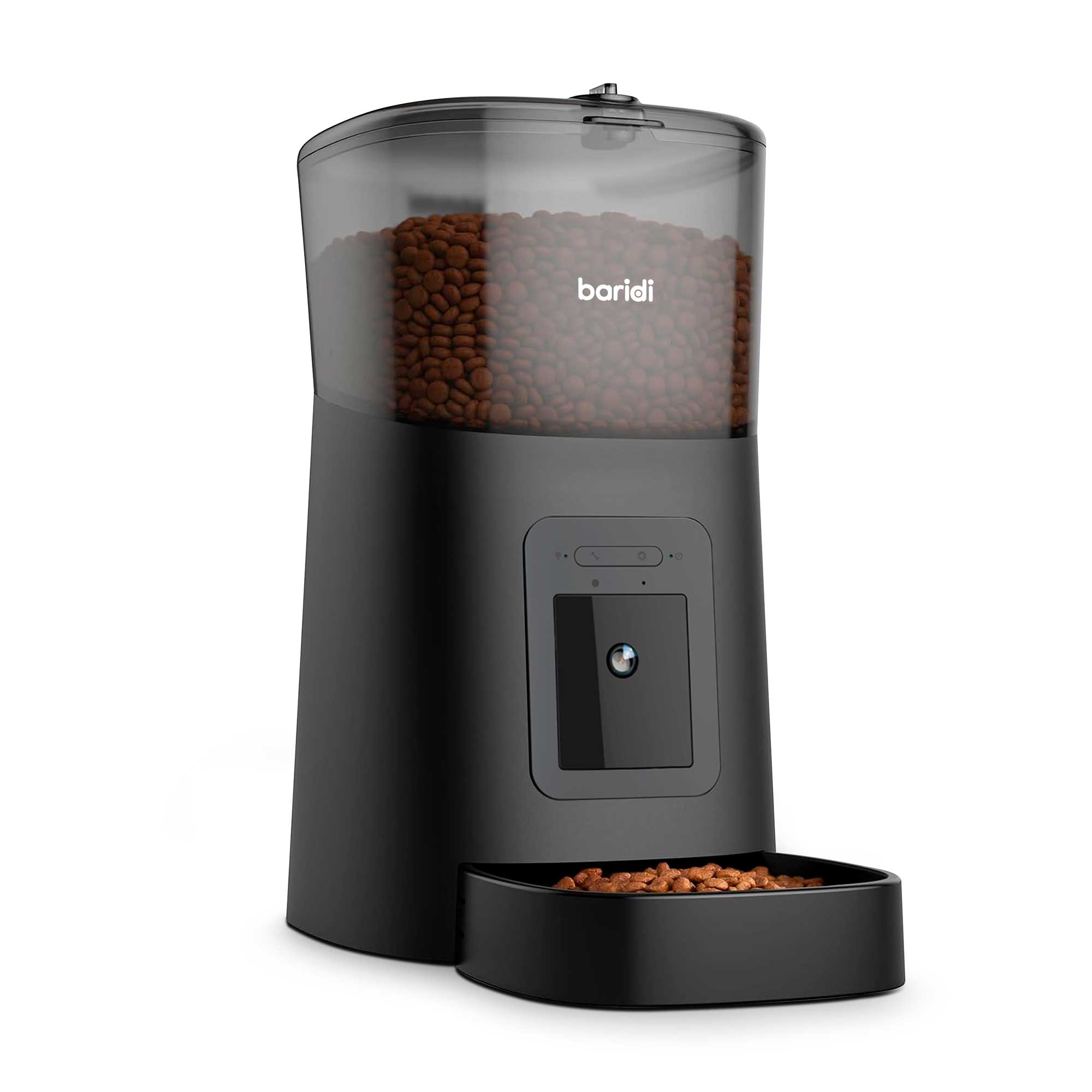 Smart Automatic Pet Feeder with HD Camera & 2-Way Audio - 6L Large Capacity - TUYA App Compatible - Perfect for Cats & Dogs - Keep Pets Fed While Traveling or at Work
