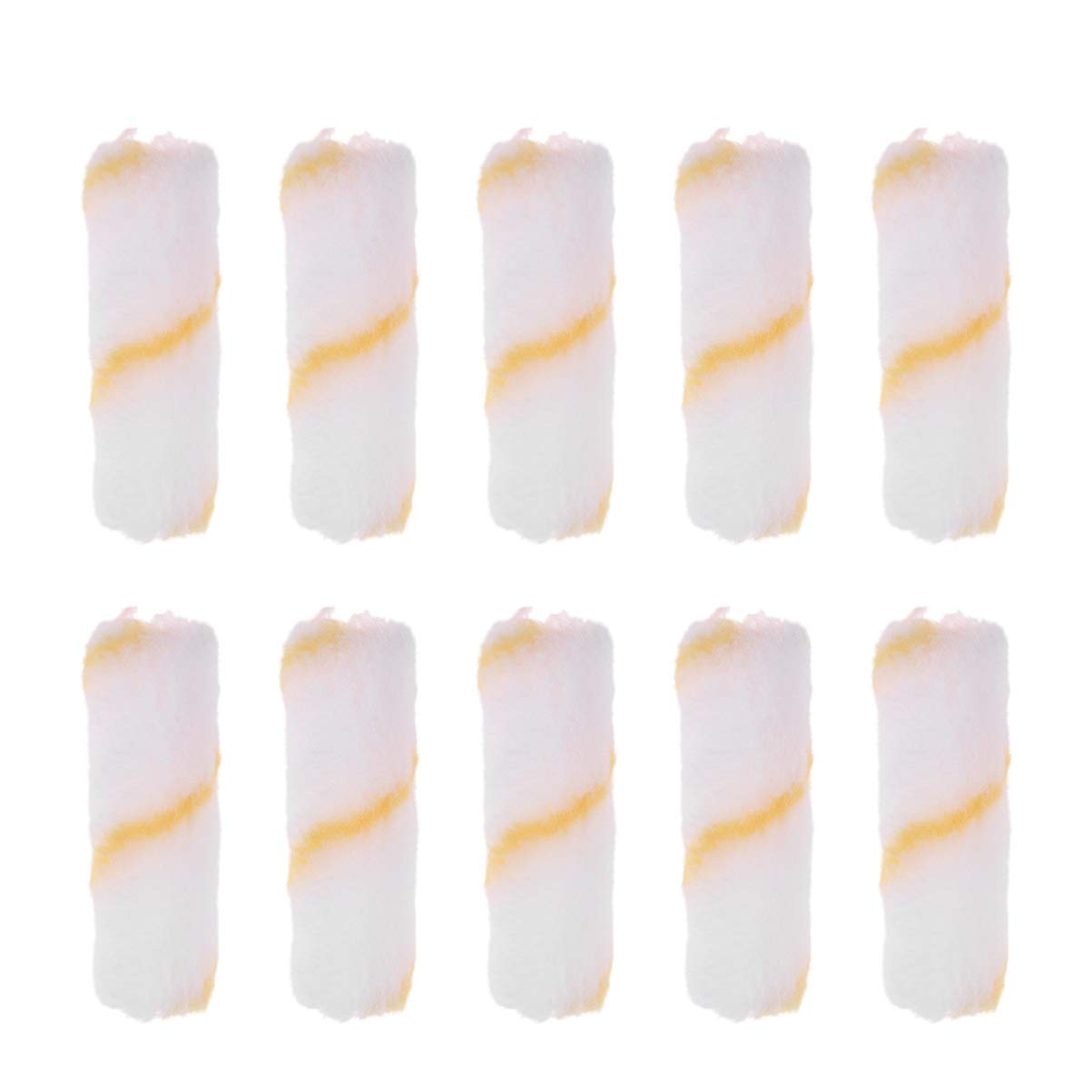30-Pack 4 Inch Mini Cotton Paint Rollers - Small Paint Roller Set for Smooth Wall Painting, DIY Home Projects, and Craft Work