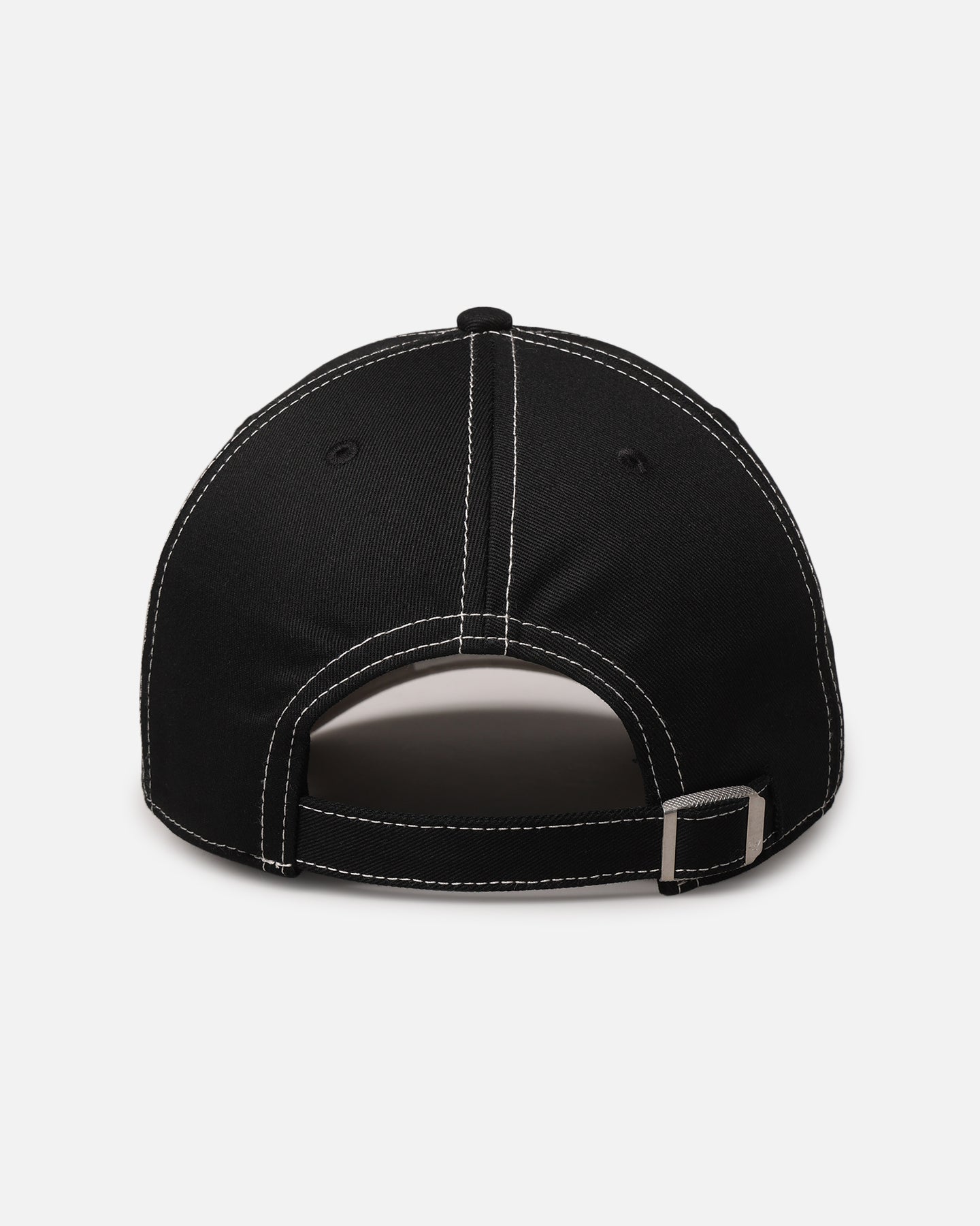 47 Brand Los Angeles Dodgers 'Contrast Stitch' 47 Clean Up Adjustable Strapback Snapback Hat - Black/Bone Colorway for Baseball Fans & Streetwear Fashion