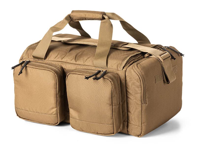 5.11 Tactical Range Ready Trainer Duffel Organizer - Pistol Range Bag with Kangaroo Pouch (Style 56567) for Shooting Range, Gun Training & Outdoor Sports
