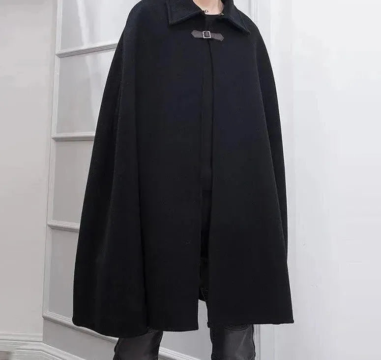 Stylish Men's Poncho Overcoat - Waterproof & Lightweight Outdoor Wear for Hiking, Camping, and Travel