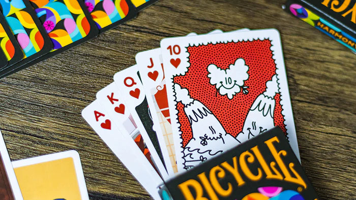 Harmony Edition Bicycle Sari Sari Playing Cards - Premium Collectible Deck for Card Games, Magic Tricks & Gift Giving