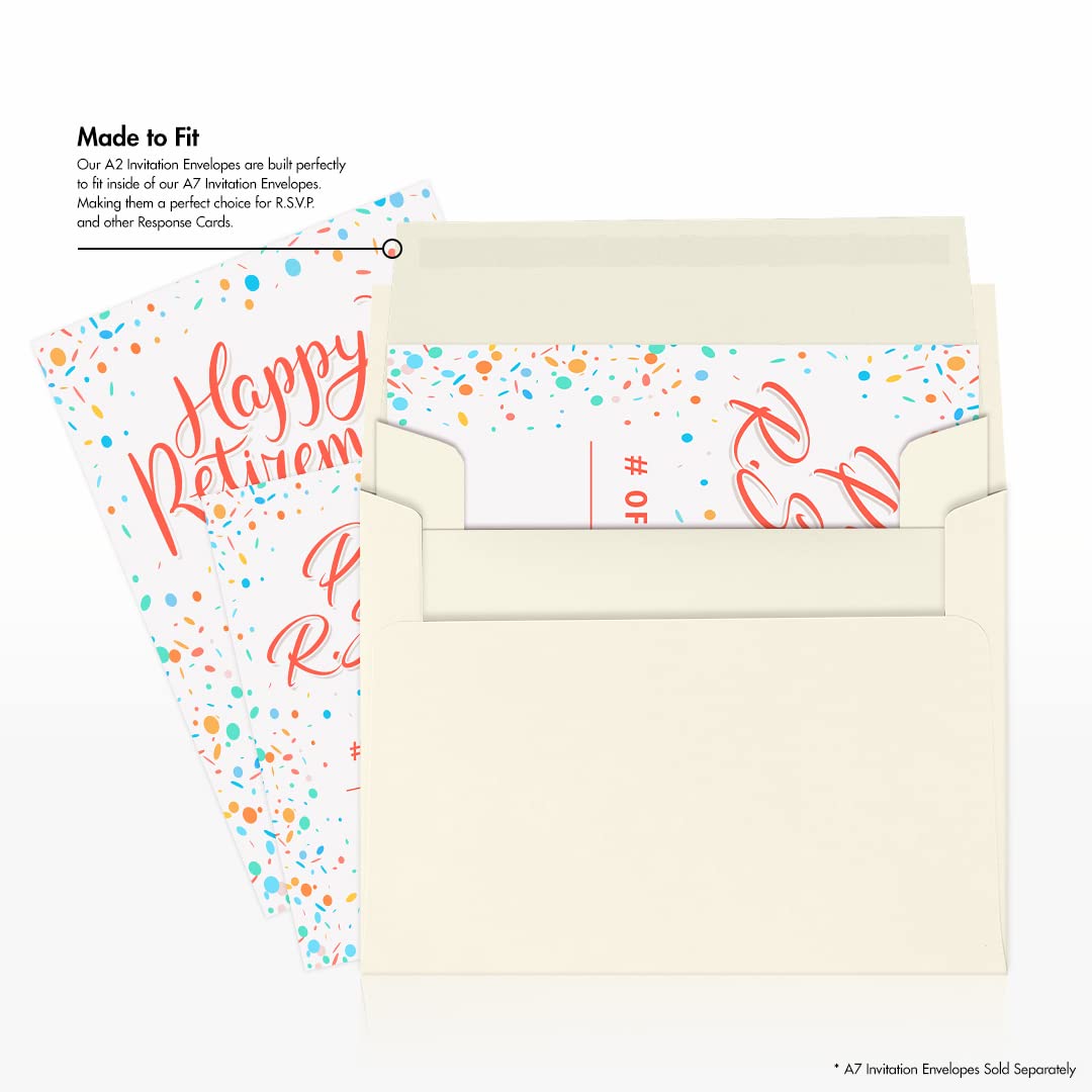 Premium A2 Invitation Envelopes 4 3/8