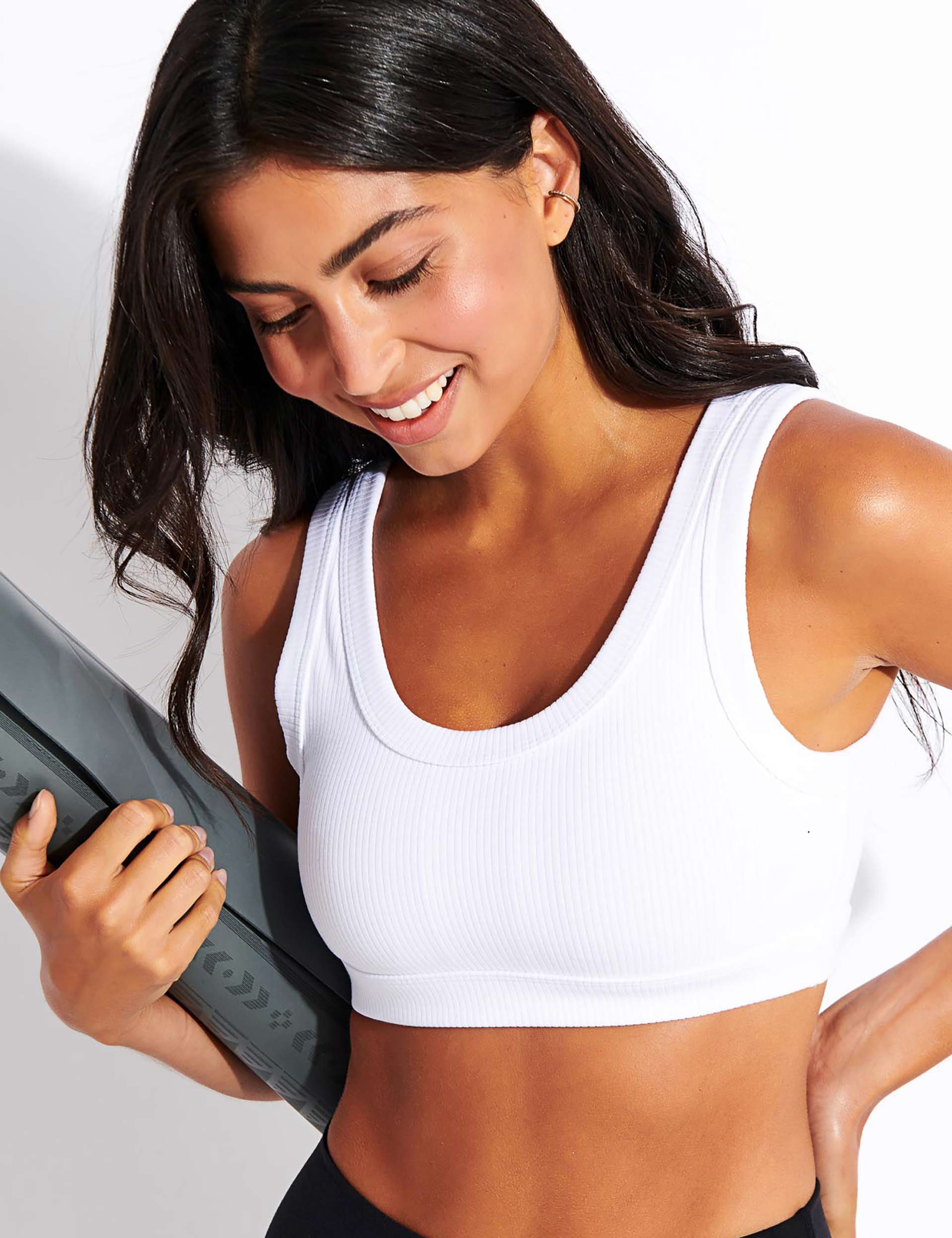 Premium Comfort Wellness Bra in White - Perfect for Yoga, Pilates & Everyday Wear