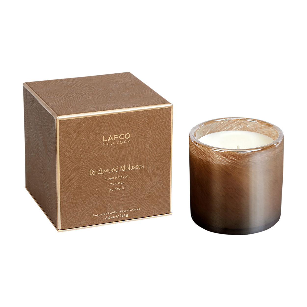 Birchwood Molasses Scented Candle - Natural Soy Wax Aromatherapy Candle for Relaxation & Stress Relief - Perfect for Home, Spa, and Meditation Spaces