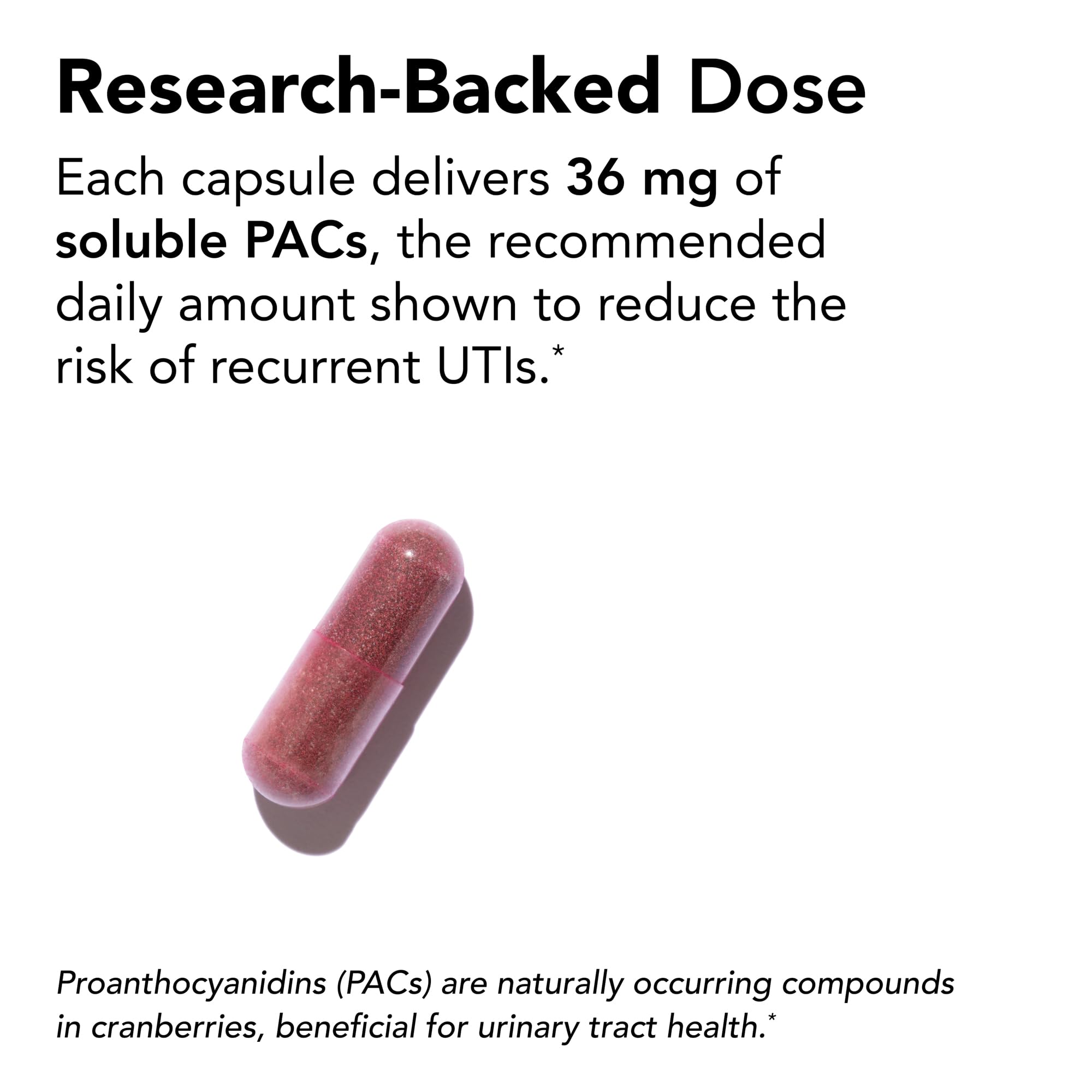 Theralogix TheraCran One Cranberry Capsules - 90-Day Supply (90 Count) - Urinary Tract Health Supplement for Men & Women - 36mg Soluble PACs per Capsule - NSF Certified - Supports Bladder & Kidney Health - Perfect for Daily Wellness & Travel