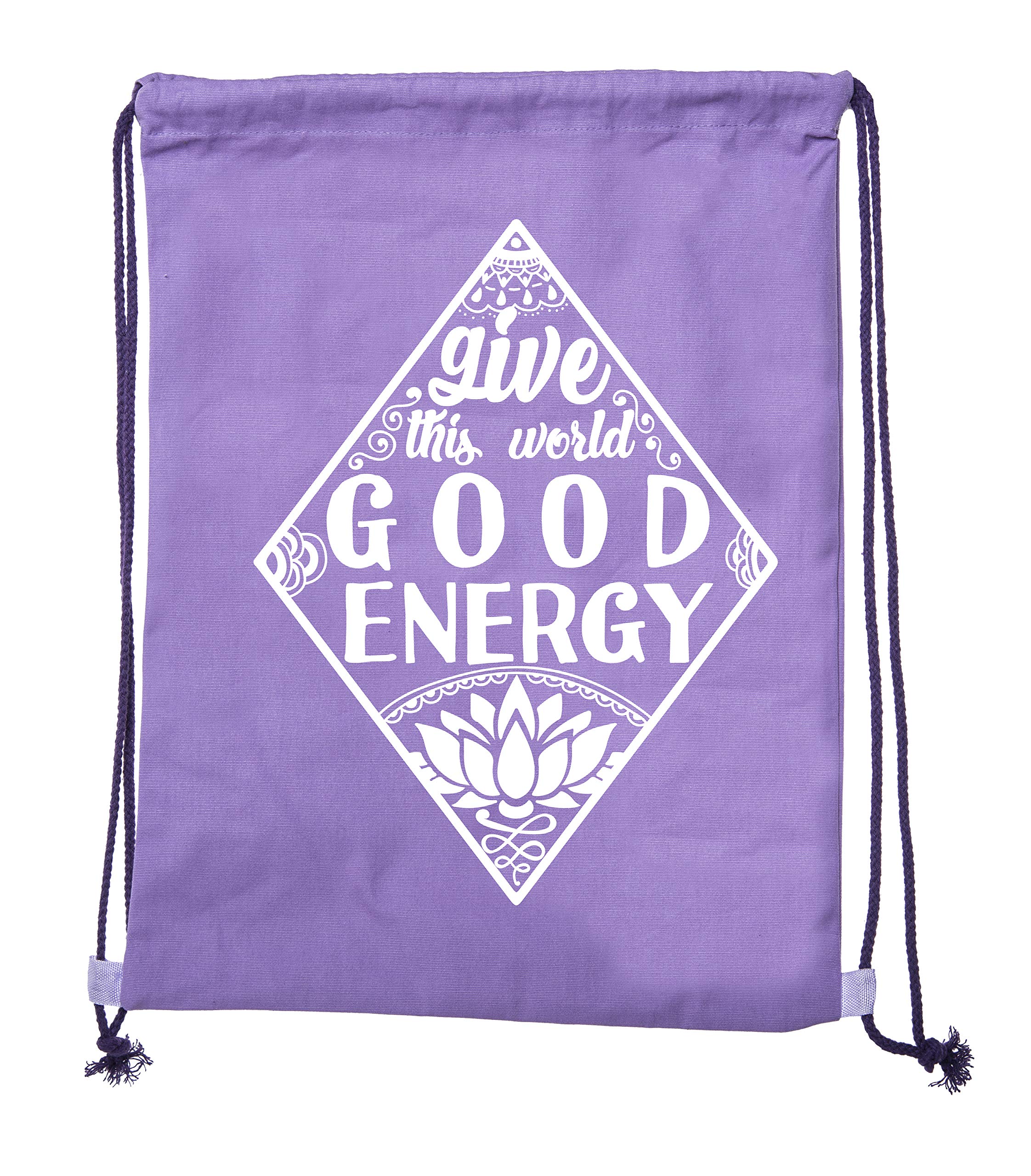 Premium Cotton Drawstring Yoga Gym Bag for Yoga Blocks, Mats & Clothes - Lightweight & Durable for Yoga Studio, Gym & Travel