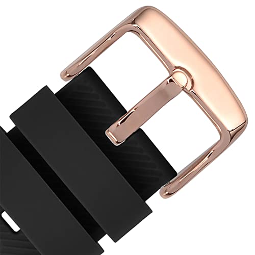 Black / Rose Gold Buckle