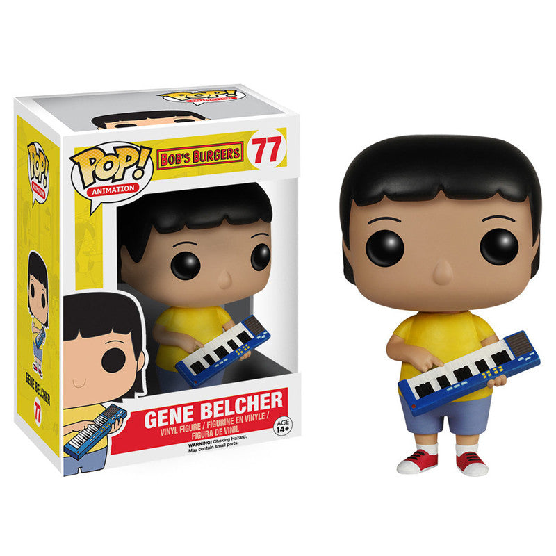 Bob's Burgers Gene Belcher Pop! Vinyl Figure - Funko Collectible Toy for TV Show Fans, Home Decor & Gift for Animation Lovers