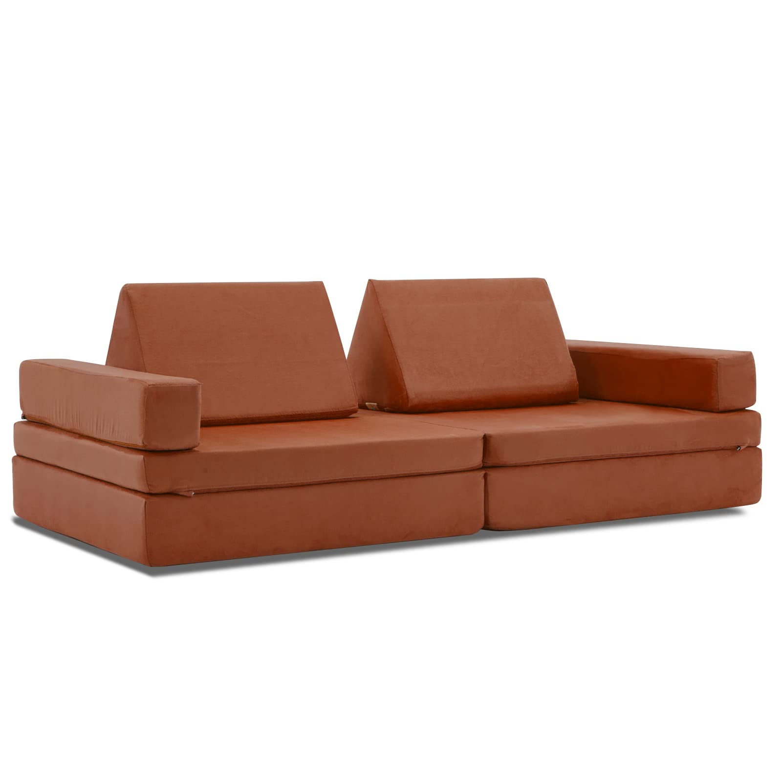 Jela Kids Play Couch - Soft Foam Modular Sofa for Toddlers & Children | Indoor Playroom Furniture for Reading, Lounging & Imaginative Play