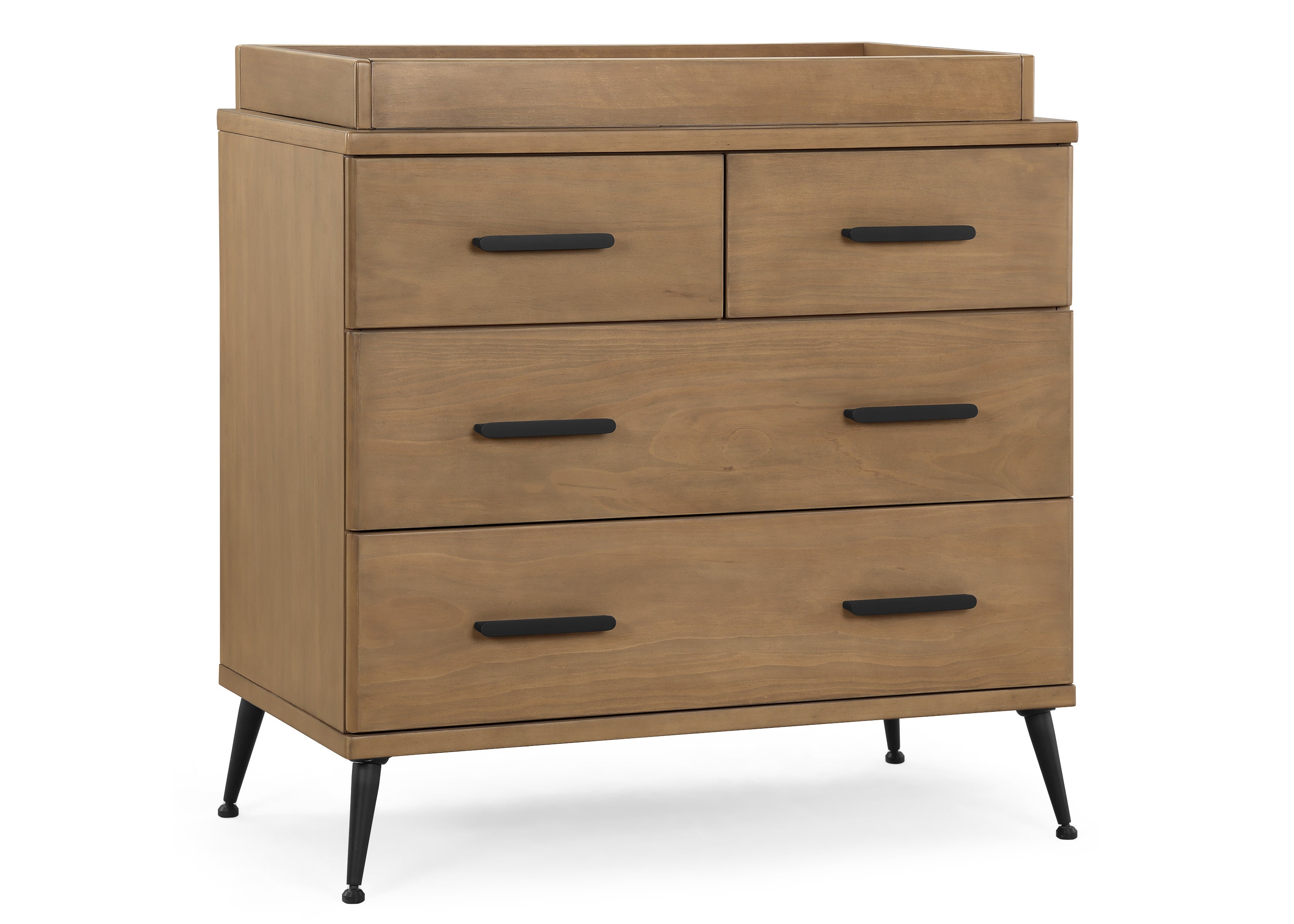 Sloane 4-Drawer Baby Dresser with Changing Table Top - Nursery Storage Solution for Diapers, Clothes & Essentials | Perfect for Newborns & Toddlers