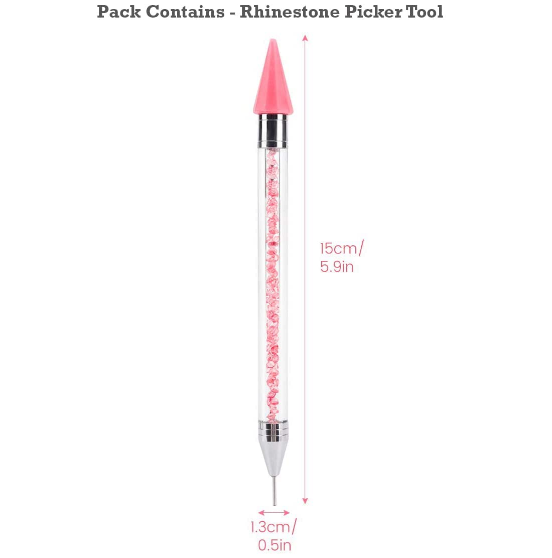 D.B.Z. ® Dual-Ended Rhinestone Picker Tool - Diamond Painting Wax Pencil for Gems & Crystals - Nail Art & DIY Decoration Pen - Perfect for Diamond Painting, Nail Art, Scrapbooking and Craft Projects