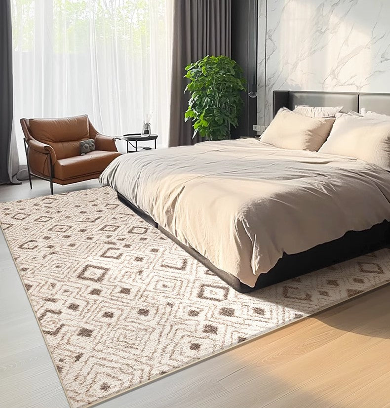 Modern Geometric Area Rugs for Bedroom, Living Room & Dining Room - Mid Century Contemporary Floor Carpets - Perfect for Home Decor, Office Spaces & Interior Design