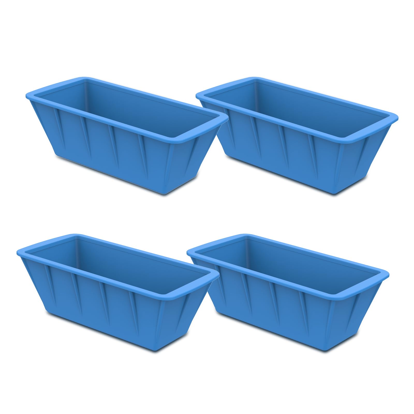 Extra Large Ice Cube Molds 4-Pack - 16LB Silicone Big Ice Trays for Freezer, Reusable Ice Block Molds for Cold Plunge Tub & Home Ice Bath - Perfect for Cocktails, Whiskey, Chilling Beverages & Recovery Therapy