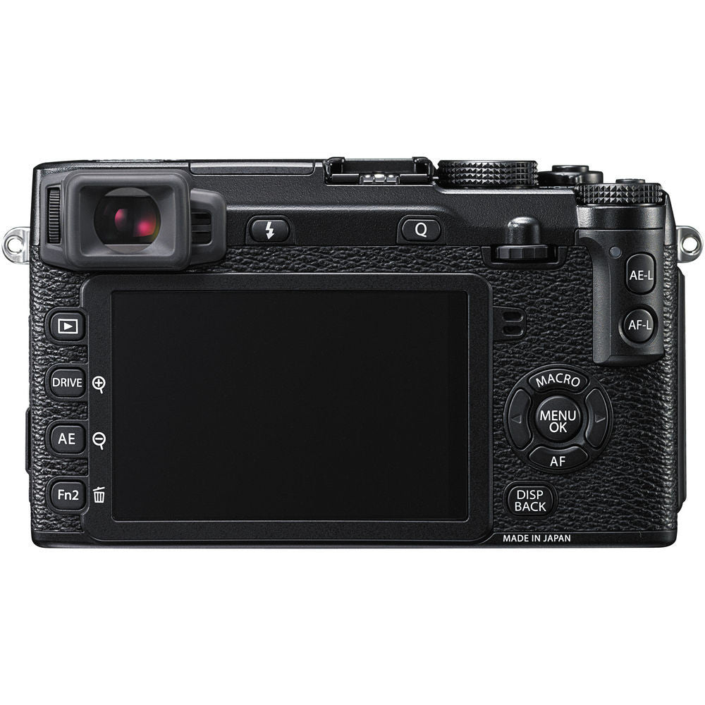 Fujifilm X-E2 Mirrorless Digital Camera 16.3MP APS-C Sensor - Black | Perfect for Travel Photography & Street Shooting
