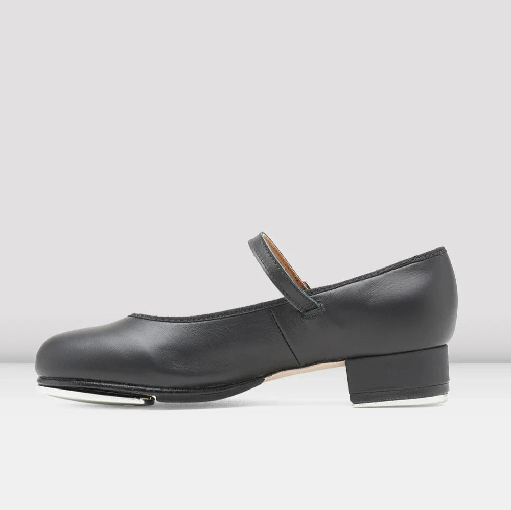 Bloch Women's Black Leather Tap Shoes for Dance - Perfect for Tap Dancing, Performances, and Dance Classes