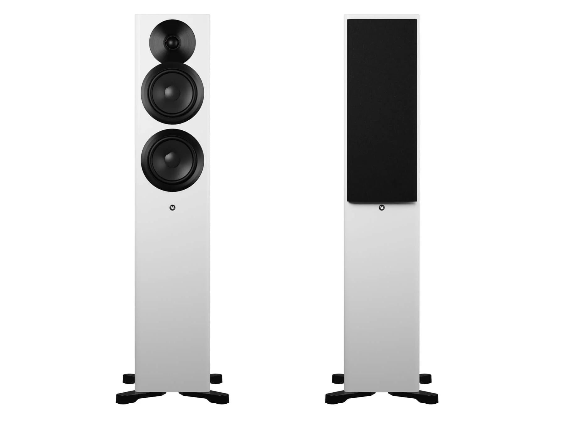 Dynaudio Focus 30 High-End Floorstanding Speakers (Pair) - Premium Home Audio System for Living Room & Home Theater Setup