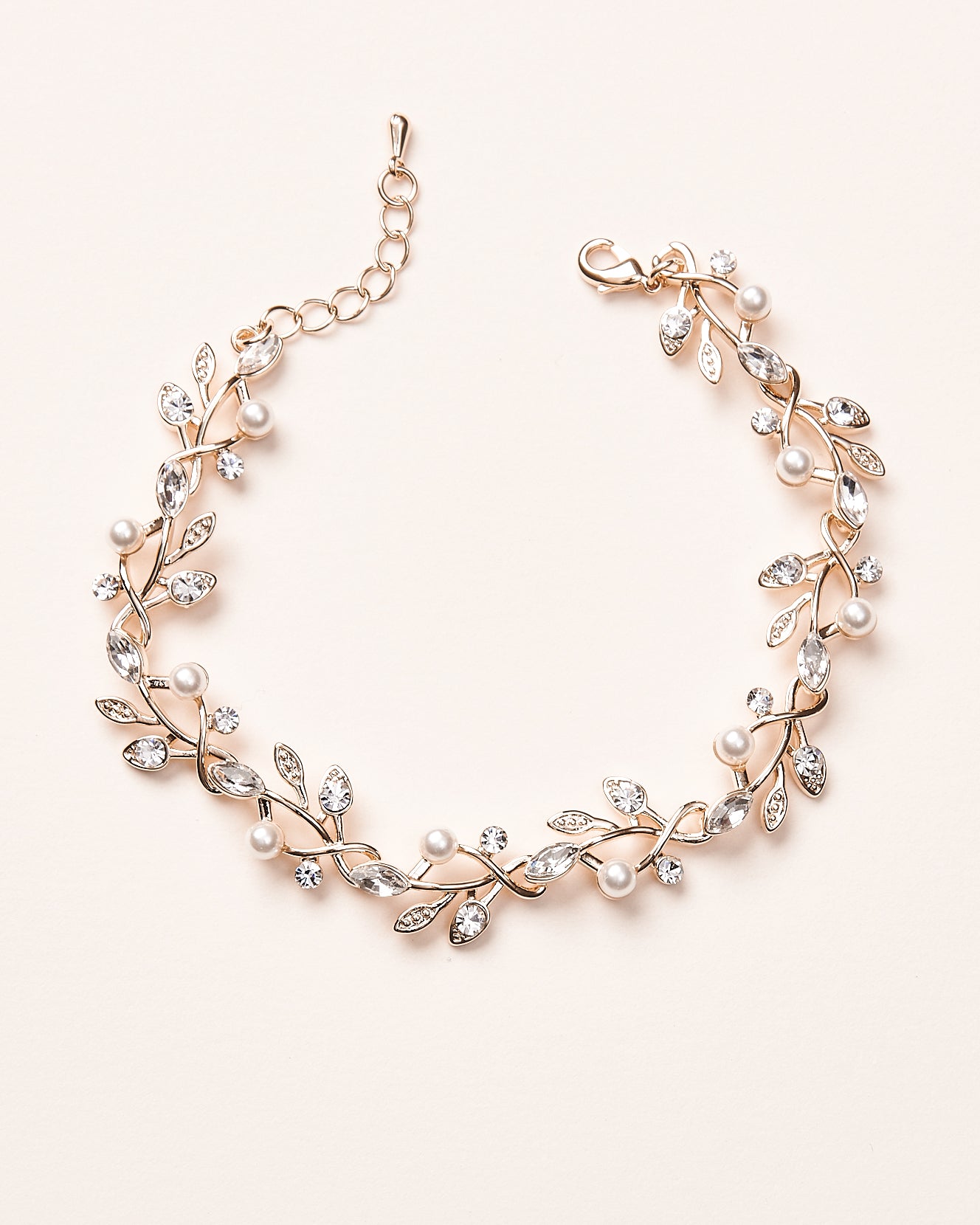Alexa Pearl & Crystal Bracelet - Elegant Handmade Jewelry for Women - Perfect for Weddings, Parties & Everyday Wear