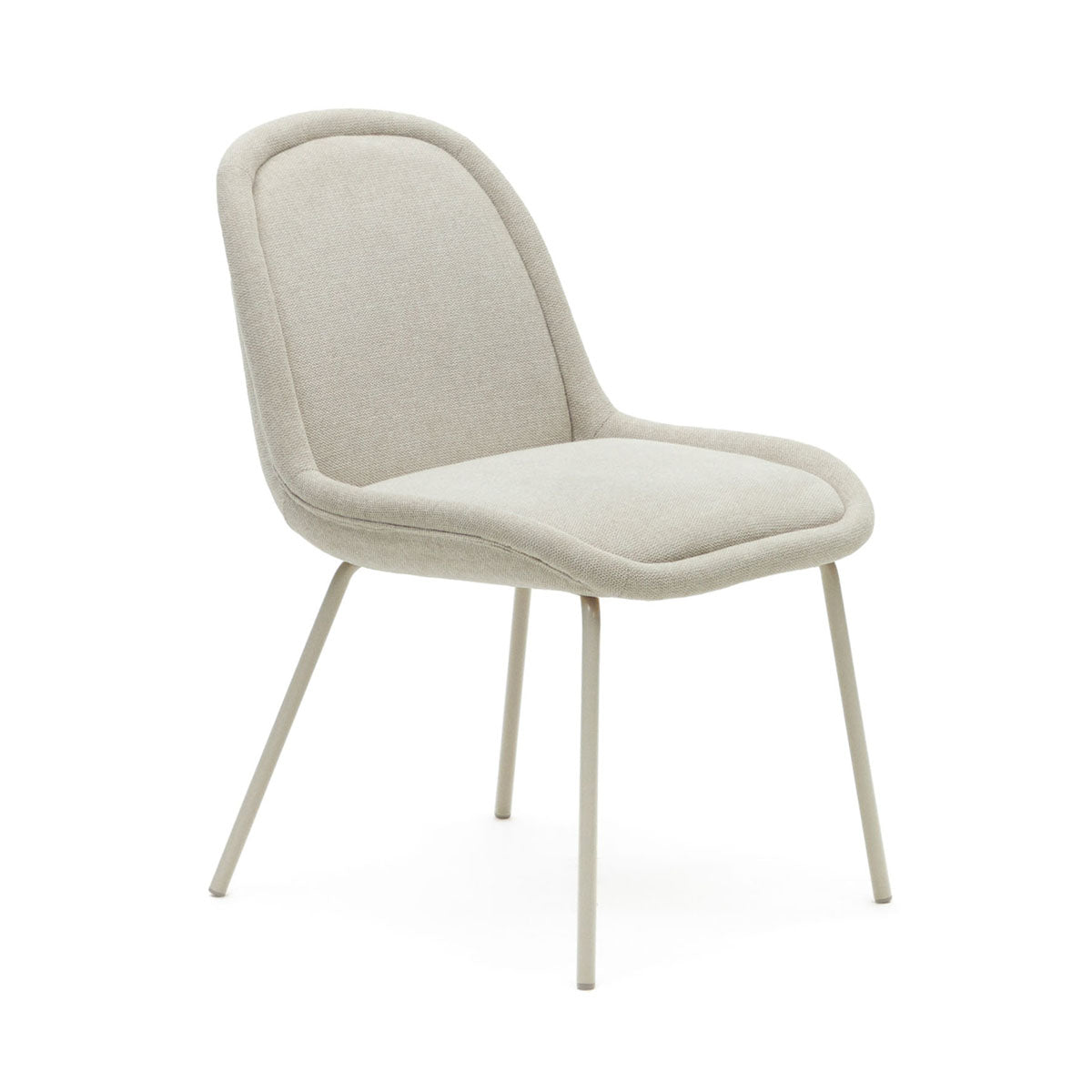 Aimin Chair by Kave Home - Modern Accent Chair for Living Room, Bedroom & Office - Comfortable Upholstered Lounge Chair with Wooden Legs