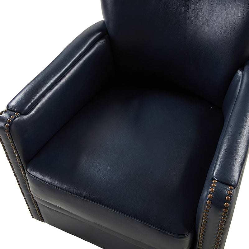 Gloria Genuine Leather Swivel Chair - 360° Rotating Office Chair with Adjustable Height for Home & Office Workspace - Perfect for Conference Rooms, Study Desks and Executive Offices