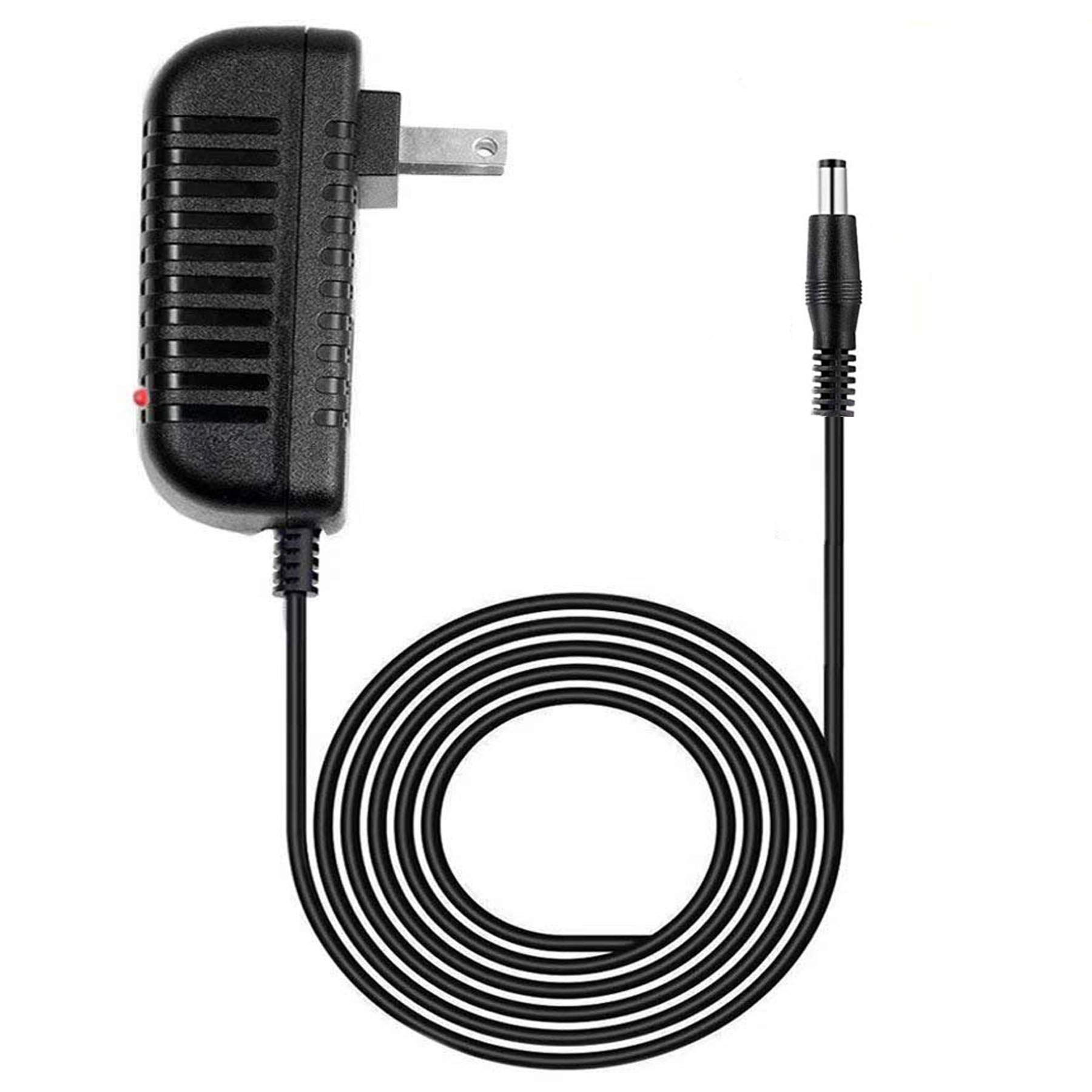 Wagan 2412 900 Amp Portable Battery Jumper AC/DC Charger Adapter - 5FT Replacement Power Cord with LED Indicator for Car Jump Starter - Perfect for Emergency Roadside Assistance & Vehicle Maintenance