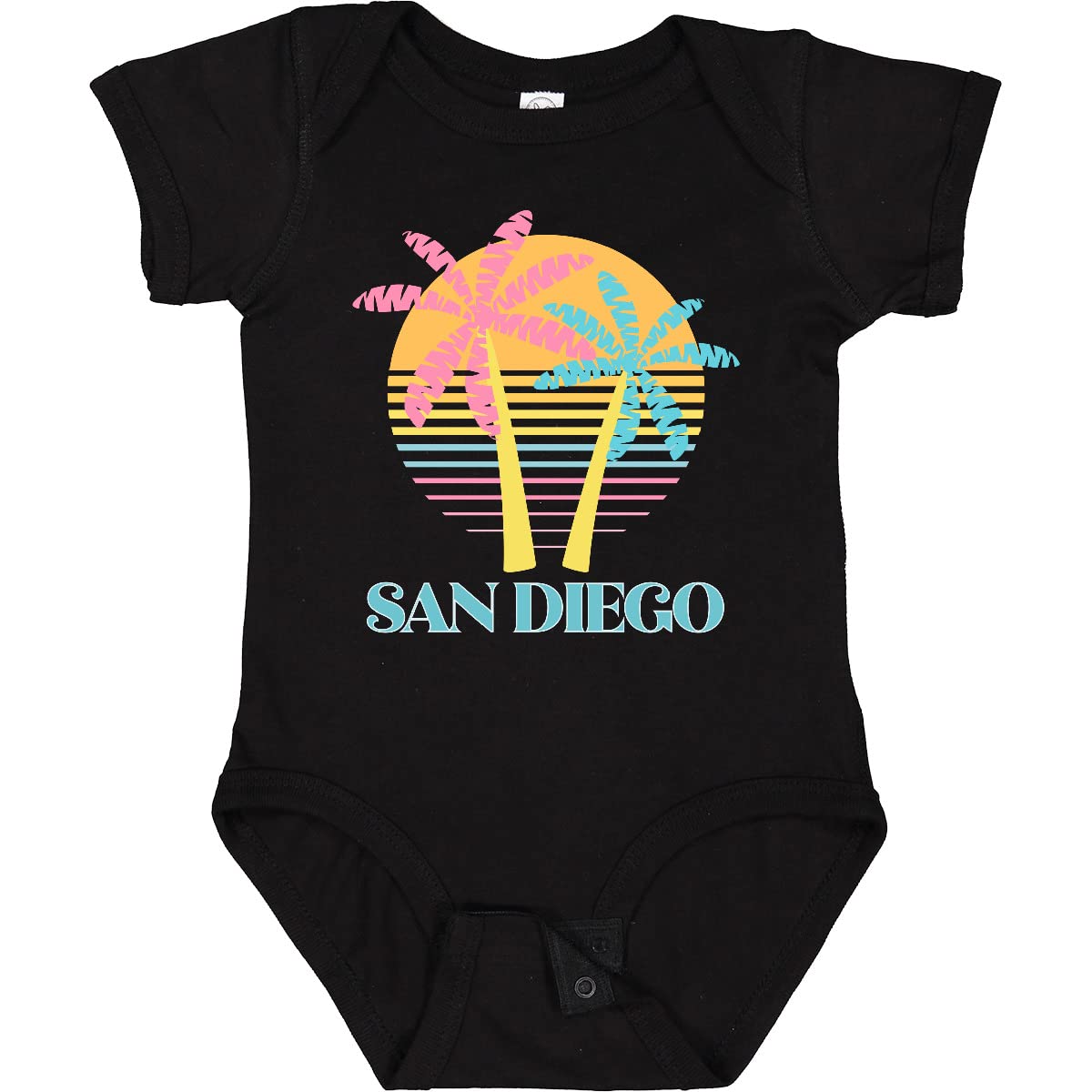 Inktastic San Diego California Beach Vacation Baby Bodysuit - Cute Infant Onesie for Beach Trips, Summer Outings & Family Vacations
