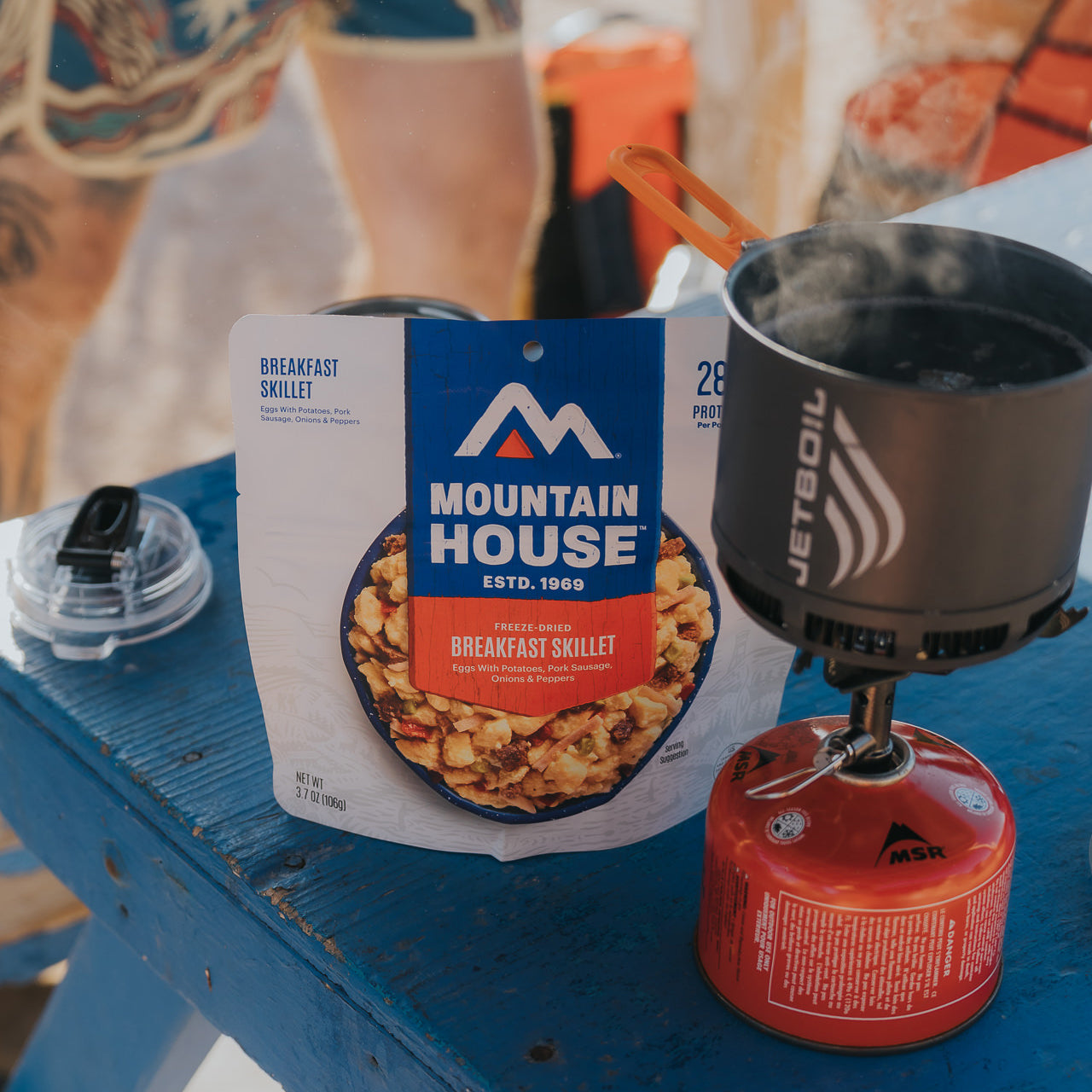 Mountain House Classic Meal Assortment Bucket - Freeze Dried Food for Camping, Hiking & Emergency Preparedness - 28 Servings of Delicious Meals
