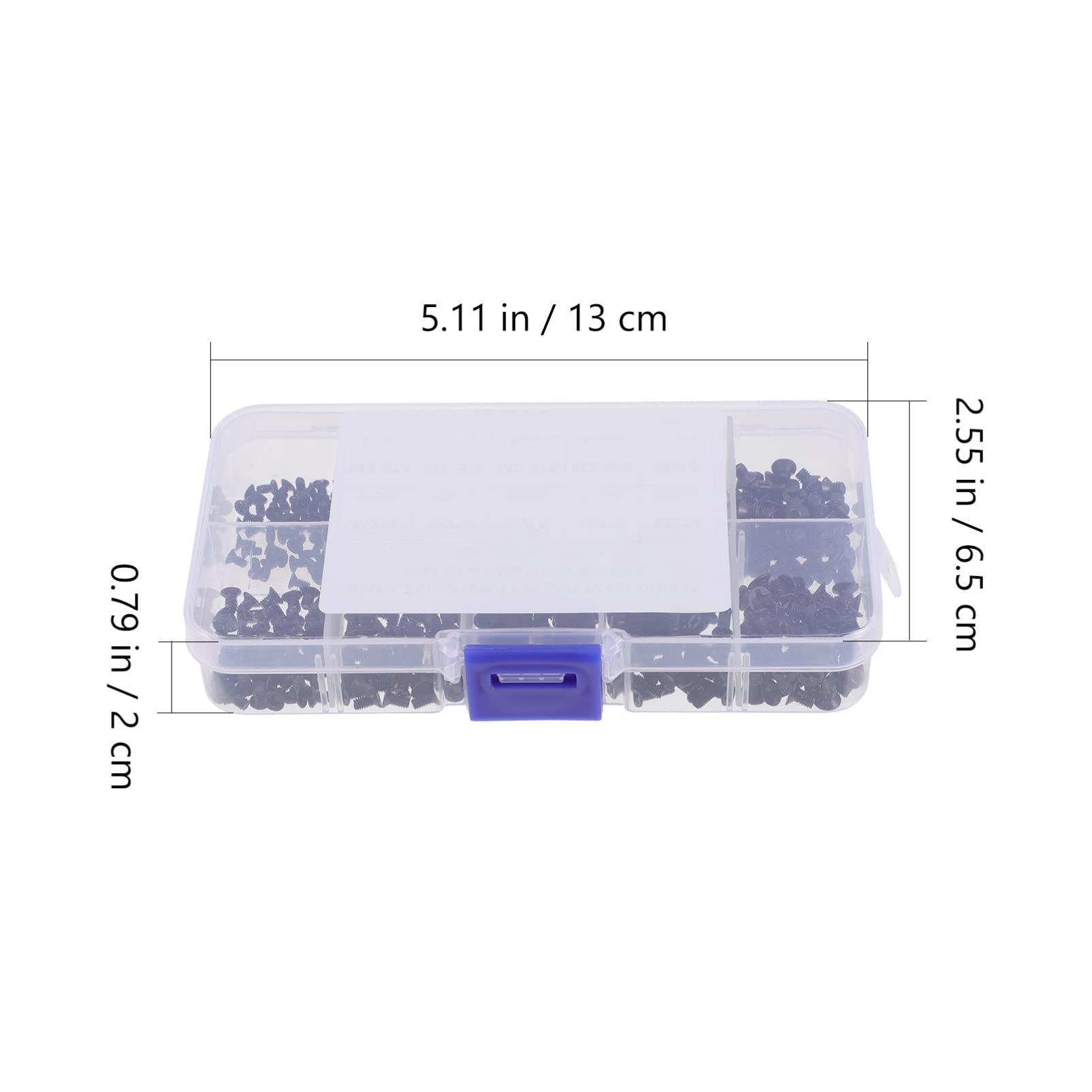 ULTECHNOVO 4 Sets Computer Repair Screws - Cross Laptop Screws Kit, Carbon Steel Grade 4.8 - Perfect for Laptop, PC, and Electronics Repair at Home or Office